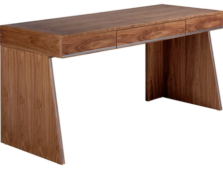 Escritorio ANGEL CERDÁ S.L. Marrón (Madera y Acero - 160 x 61 x 76 cm)