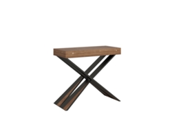 Consola extensible 90x40/190 cm Diago Small Abeto Tinto estructura Antracita
