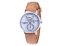 Reloj De Pulsera De Aleación Con Esfera Redonda Analógico De Cuarzo Para Mujer