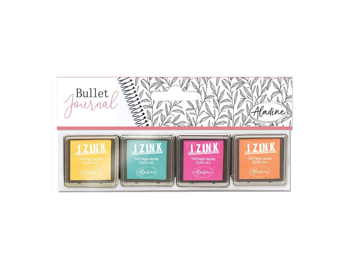 4 mini sellos de agenda - Pastel