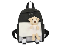 Mochila infantil preescolar, mochila grande con diseño de dibujos animados para guardería y colegio, mochila infantil negra