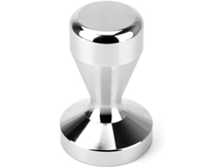 Prensa Para Café Espresso Linjou De 51 Mm, Acero De Aluminio Cromado, 80 Mm, Para Café Fresco.