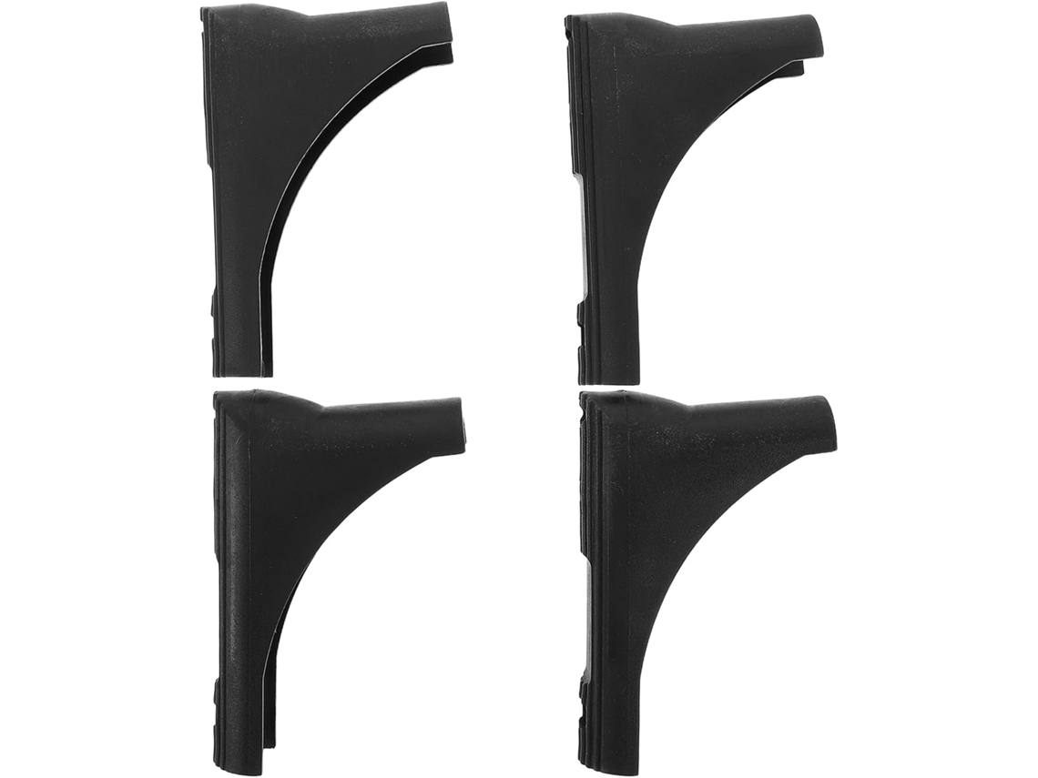 Almohadillas Plástico Negro Patas Tendedero Insonorizantes Impermeables Aptas Suelos Madera Baldosas Juego 4