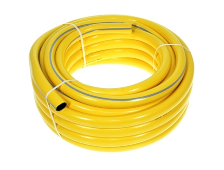 Rollo de Manguera de Riego de 3 Capas Red de Agua Amarillo Euro -3/4 50 Metros GARDENA