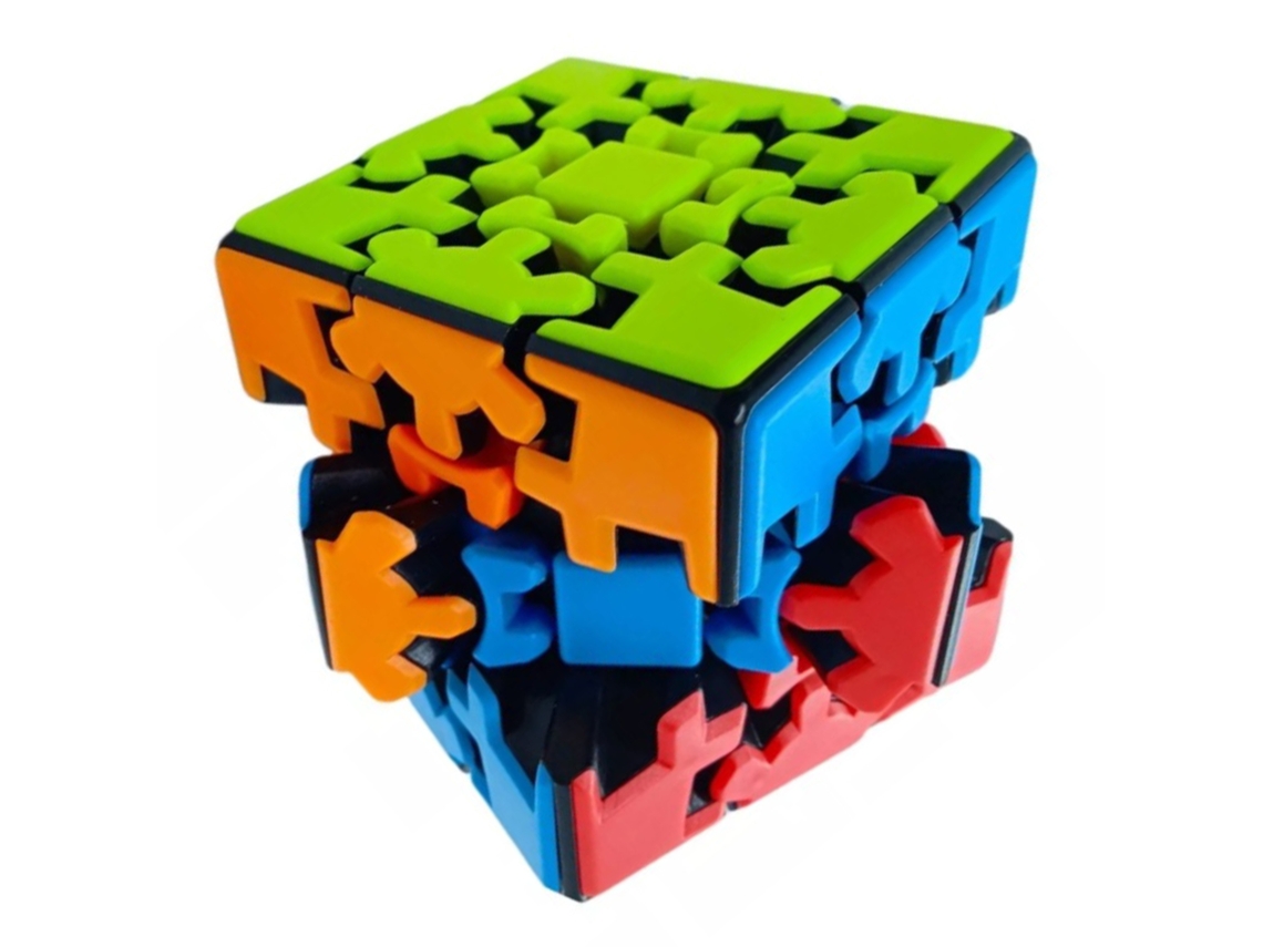 Juguete De Rompecabezas De Engranaje 3x3x3 Educativo Con Estructura Giratoria Libre Para Niños Descompresión