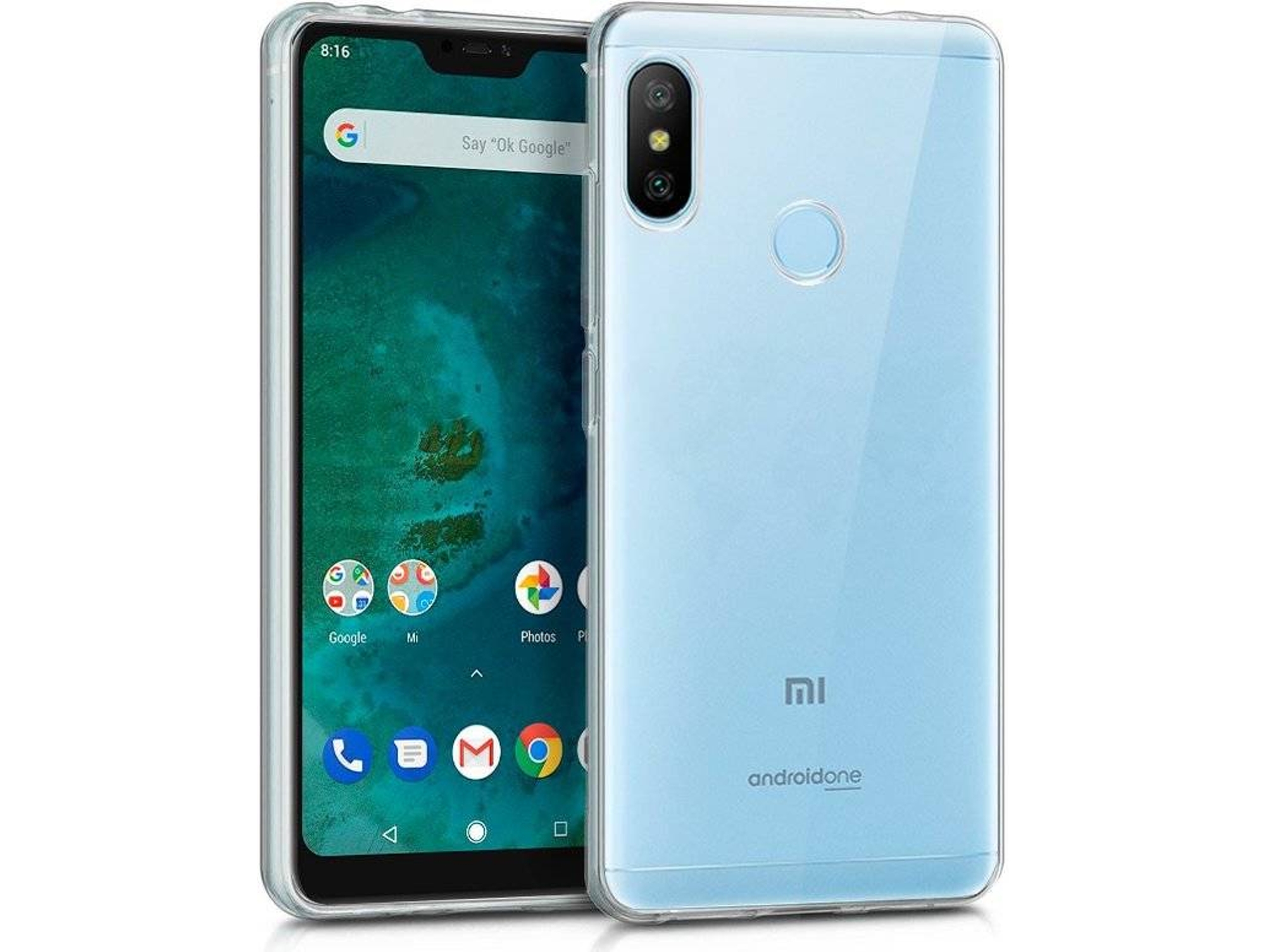 Carcasa Xiaomi Mi A2 Lite, 6 Pro COOL Silicona Transparente