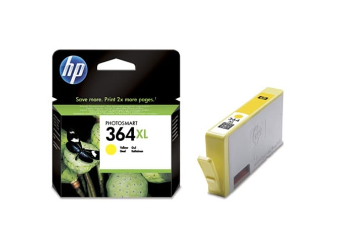 Cartucho de tinta Original HP 364XL de Alta Capacidad CB325E Amarillo para HP DeskJet, HP OfficeJet y HP PhotoSmart