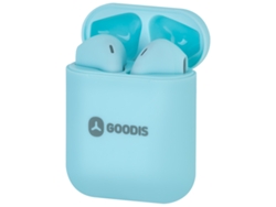 Auriculares Bluetooth True Wireless GOODIS Bt (In Ear - Micrófono - Azul)