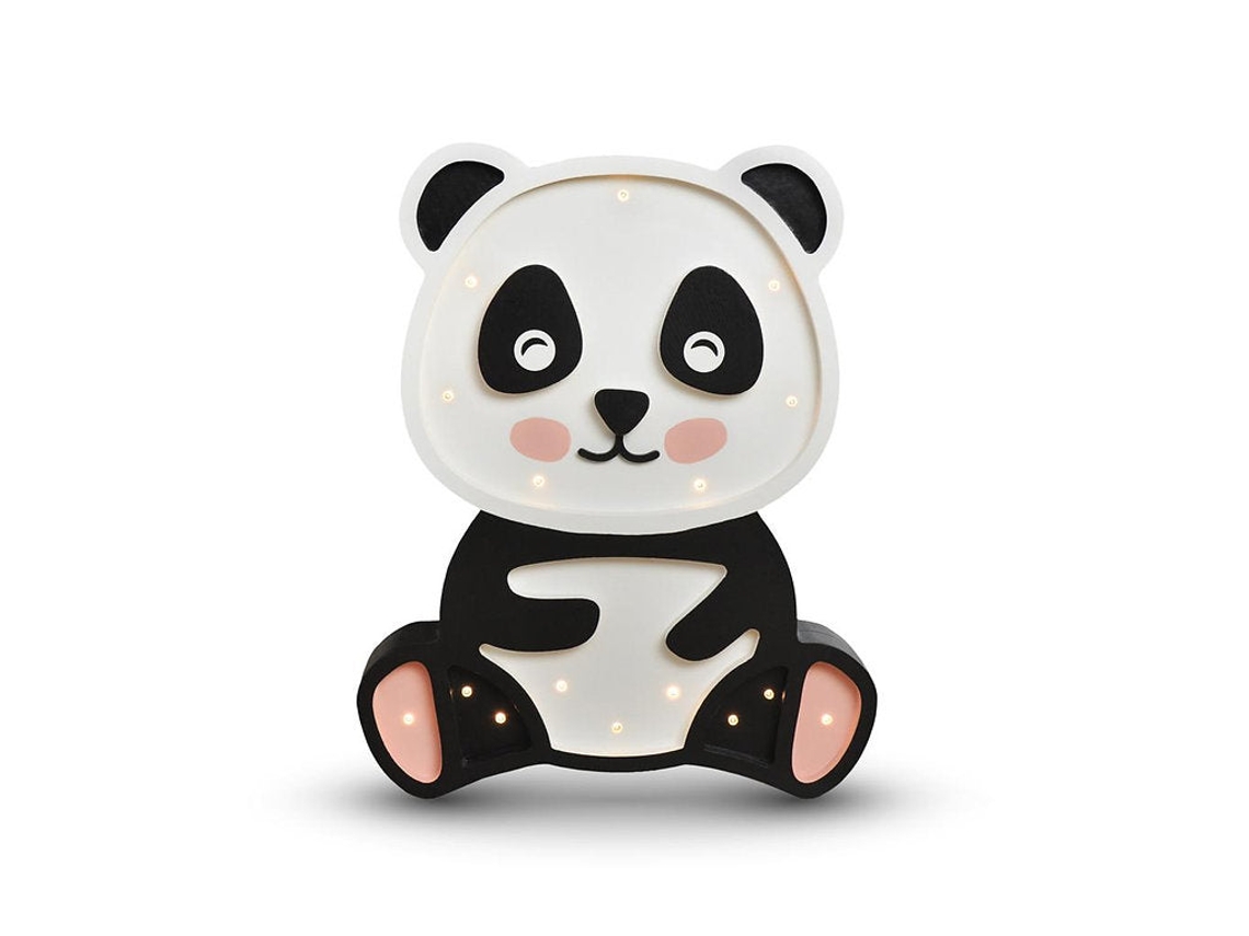 Lámpara Panda hecha a mano