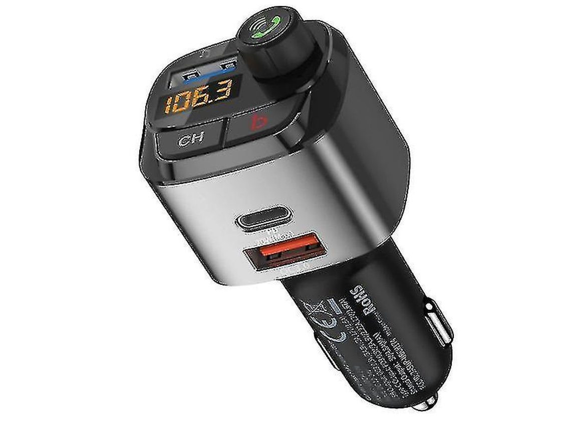 Transmisor Fm Bluetooth YIZHOOD Negro