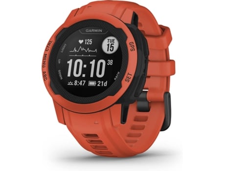 Smartwatch GARMIN Instinct 2S (Bluetooth - Hasta 21 días de autonomía - Rojo)