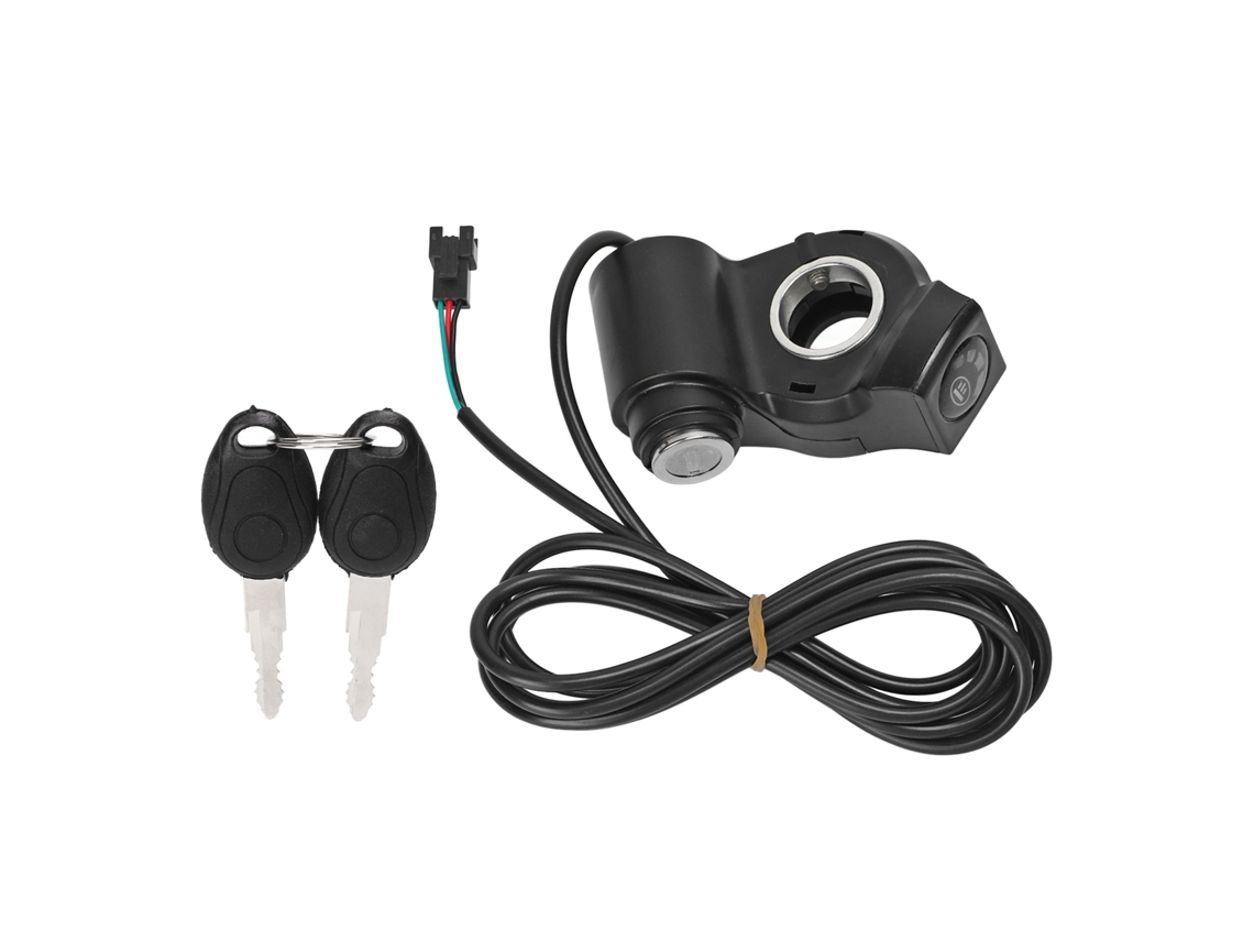 2026-mango De Acelerador Para Bicicleta Eléctrica Con 4 Luces Y Llave Control De Velocidad Para Modificación 48v Interfaz Sm