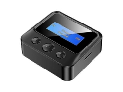 Transmisor y receptor Bluetooth 5.0 Rosewell con pantalla (negro, paquete de 1)