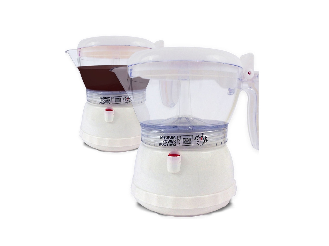 Cafetera Italiana Klack Para Microondas - Café Rápido En Minutos, Filtro Reutilizable, Apta Para Lavavajillas