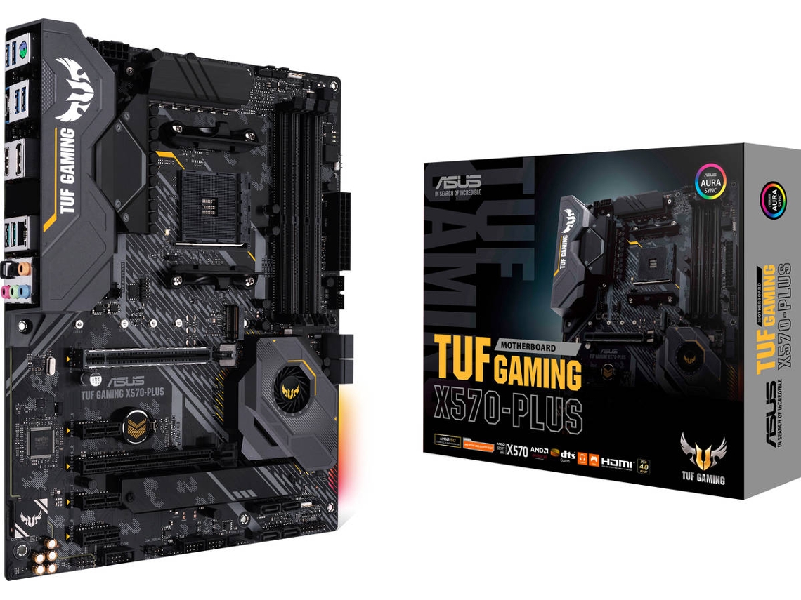 Placa Base ASUS TUF GAMING X570-PLUS (Socket AM4 - AMD X570 - ATX)