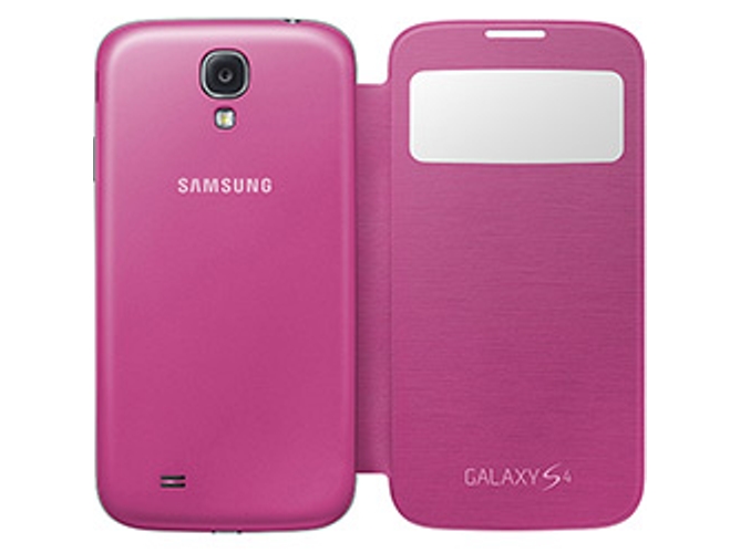 Funda SAMSUNG Galaxy S4 S-View Rosa