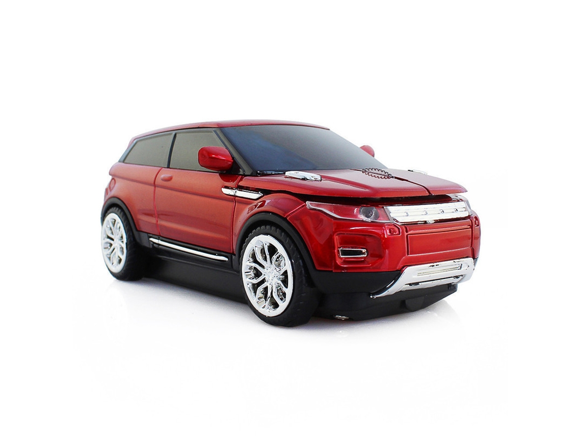 Ratón inalámbrico Yizhood 2.4G Mini 3D para SUV, ordenador, coche, gamer, 1600 DPI, óptico, USB, regalo para niños, para PC, portátil, color rojo