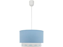 Lámpara de Techo FABRILAMP Trazos (Azul Claro - E27 - Máx. 60W - Tela)