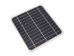 Panel solar portátil de 20 W con puerto USB tipo C, resistente al agua