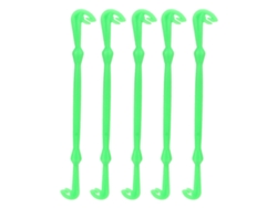Juego De 5 Herramientas Portátiles Para Hacer Nudos En Línea De Pesca, Plástico Verde, Accesorio De Pesca.