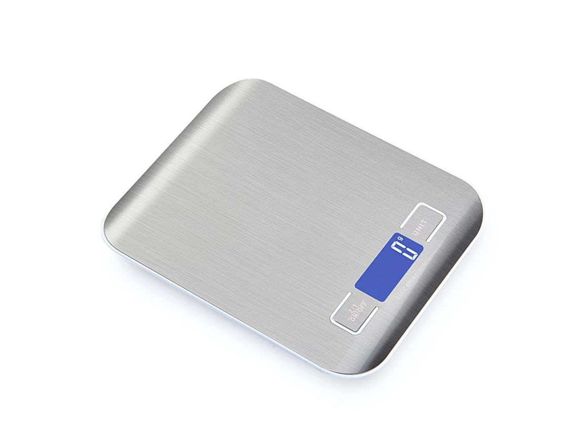 Balanza De Cocina Digital Inteligente Con Pantalla Lcd De Acero Inoxidable 10kg / 1g Balanza Alimentaria Multifuncional Recargable Saisiyiky