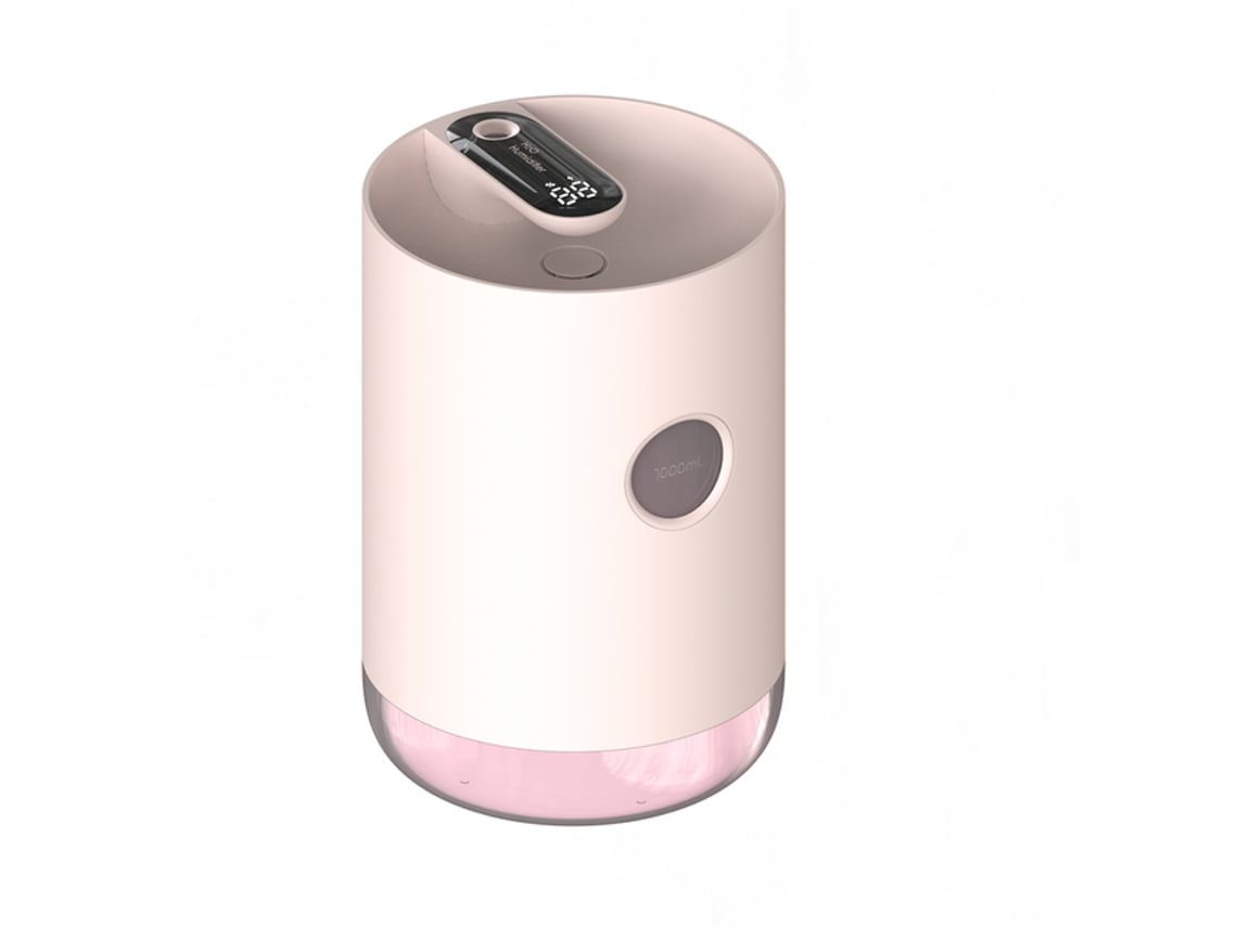 Humidificador De Ar Doméstico 1L 3000 Mah Portátil Inalámbrico USB Difusor Mostrar Aromaterapia