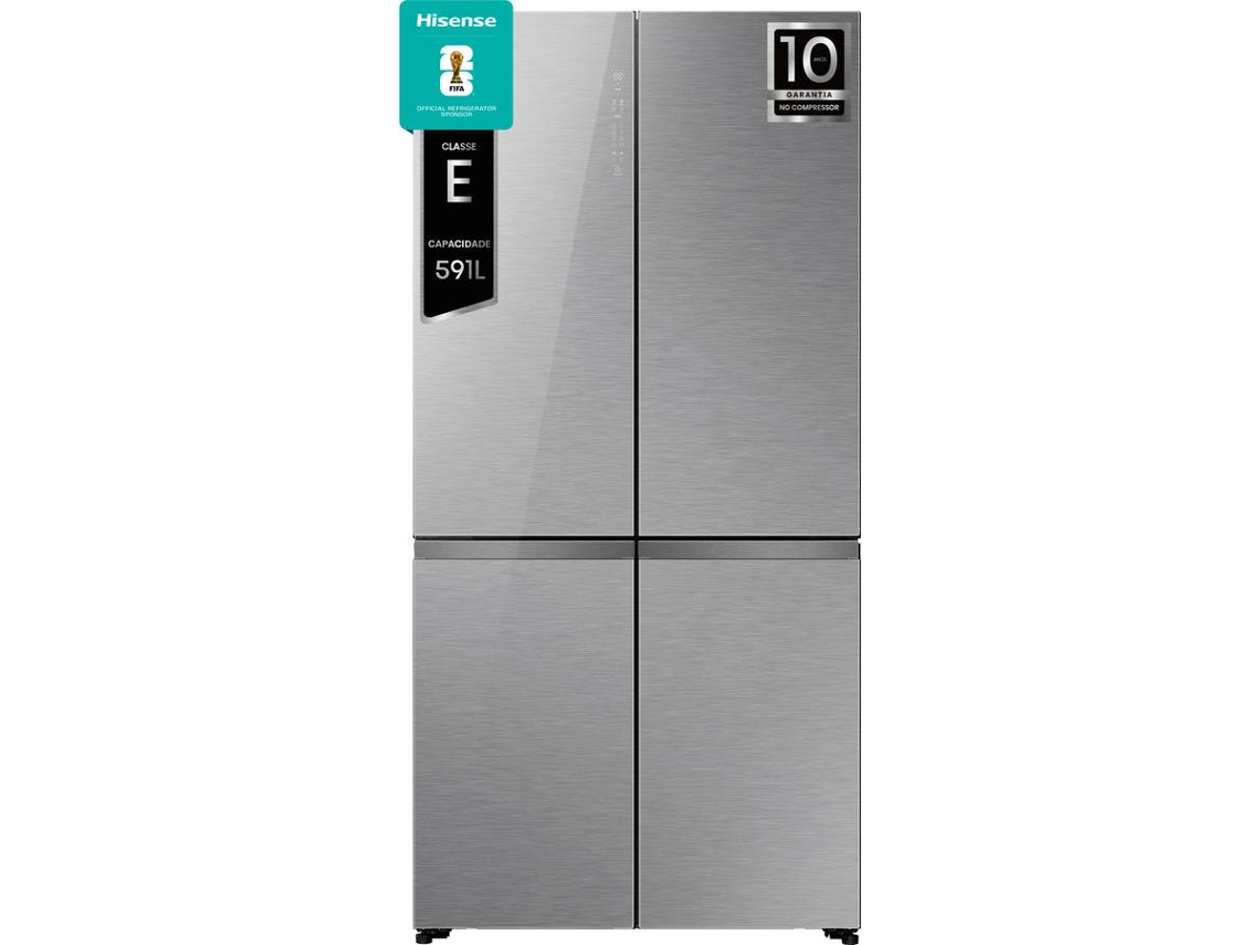 Frigorífico Americano HISENSE RQ5P605NSVE (No Frost - 190 cm - 591 L - Inox)