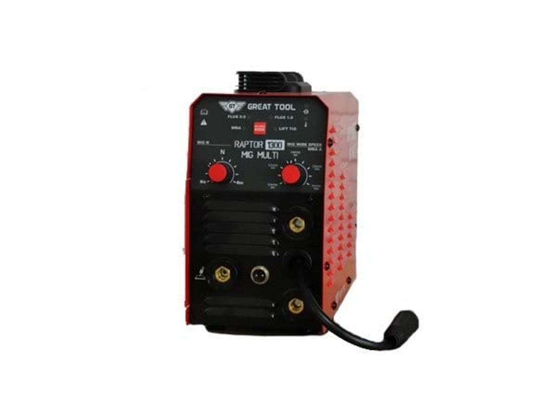 Máquina de Soldar GREAT TOOL Raptor 1300 MULTI MIG  MIG1300MULTI