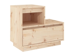 Mesita de noche 60x34x51 cm Madera de pino macizo MAISON EXCLUSIVE