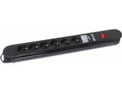 MADER 68003 Base de Enchufe Con Interruptor Emi Rfi 6 Enchufes 3M 3G X 1.5Mm²