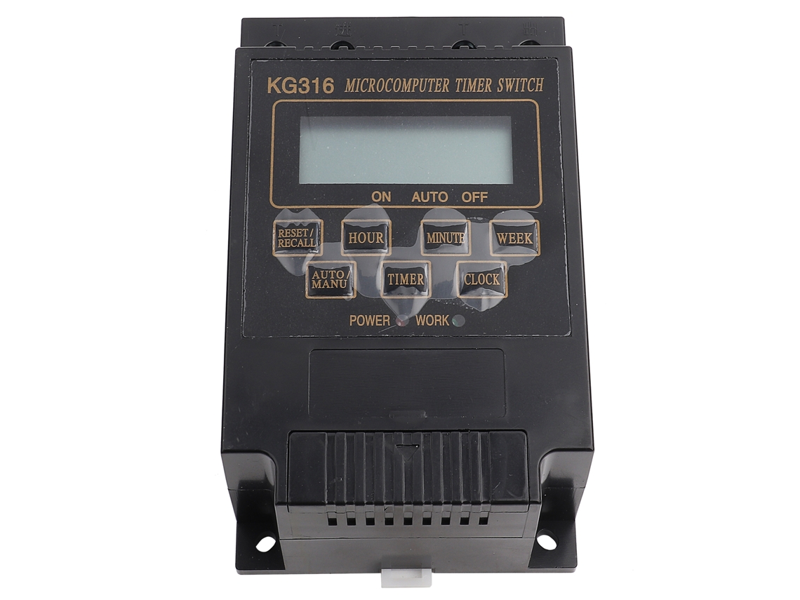 Temporizador Digital Semanal Programable Con Control Por Microcomputadora (ac110v)