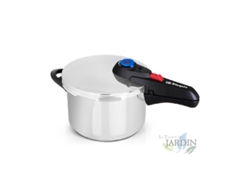 Olla Súper Rápida 4 Litros ORBEGOZO Ø 22Cm Acero Inox 18/10 Regulador De Presión.