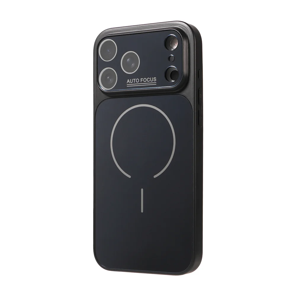 (iphone 14 Pro, Negro) Funda Protectora Magnética Magsafe Para Iphone, Compatible Con Carga Inalámbrica.