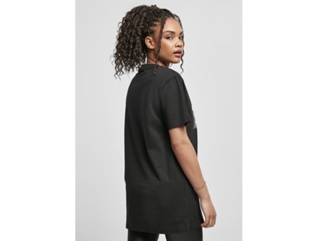 Camiseta de Mujer MISTER TEE Pray Negro (XL)