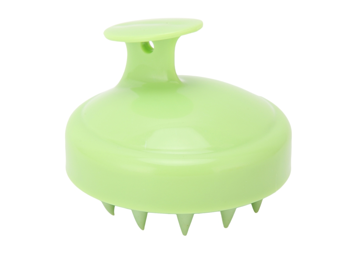 Cepillo de masaje de silicona para cabello y cuero cabelludo, ideal para todo tipo de cabello.