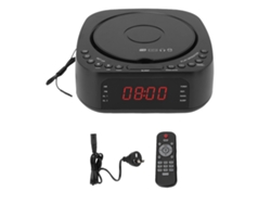 Reproductor De Cd Reloj Despertador Radio Bluetooth Con Control Remoto Carga Usb Enchufe Au