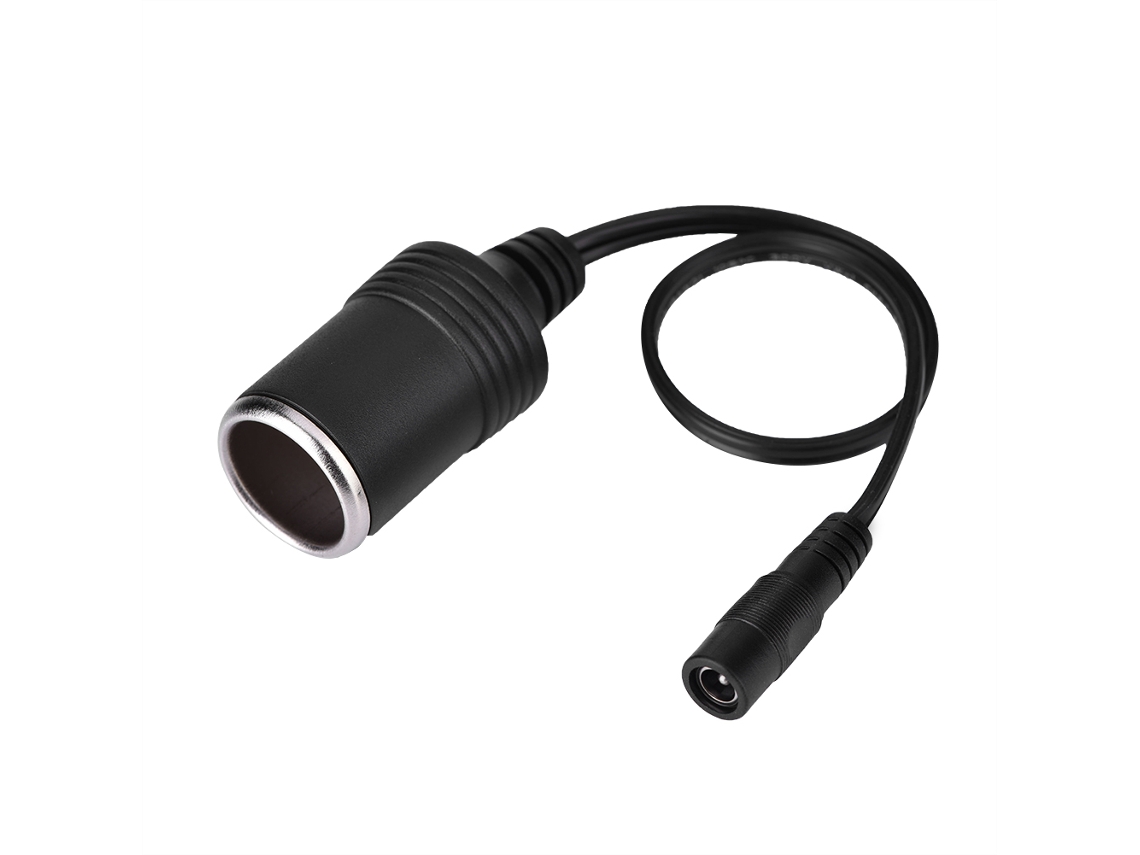 Cable De Alimentación Con Conector Para Encendedor De Cigarrillos De Coche Para Toma Hembra De 12 V Cc De 5,5 X 2,1 Mm