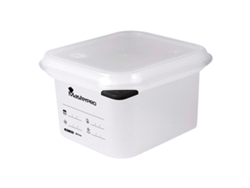 Fiambrera MASTERPRO Transparente Plástico Polipropileno (1,7 l - Transparente)