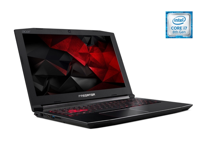 Portátil Gaming ACER PH317-52-78X3 (17.3'' - Intel Core i7-8750H - RAM: 16 GB - 1 TB HDD + 256 GB SSD - NVIDIA GeForce GTX 1050 Ti)