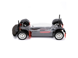 Sin Componentes Electrónicos lc Racing Ptg-2r 1/10 4wd Rally Chasis Kit De Coche Rc