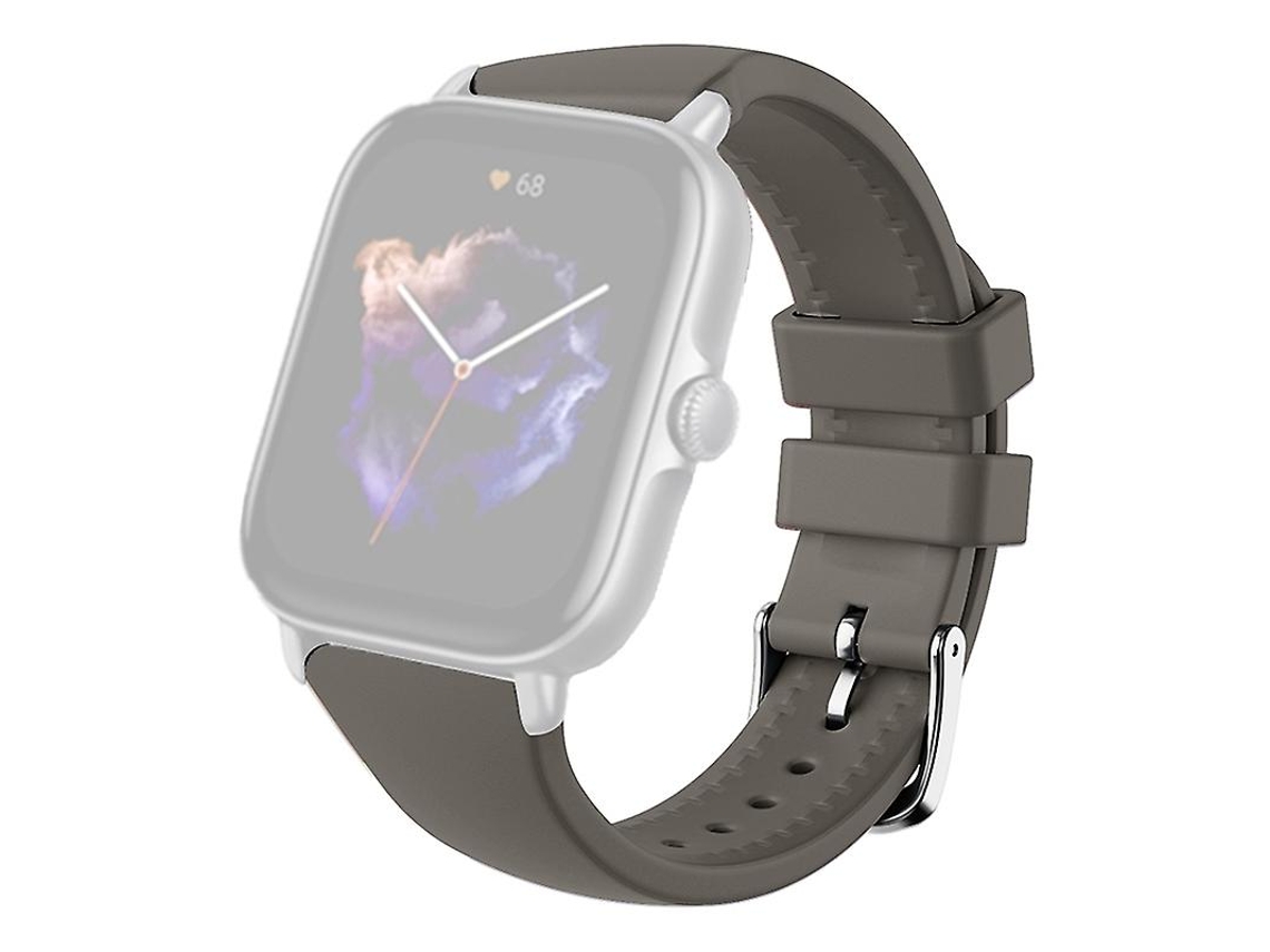 Correa de silicona de 20 mm para reloj inteligente Huami Amazfit GTS 4/3/2/mini/bip con hebilla en U para bicicleta eléctrica