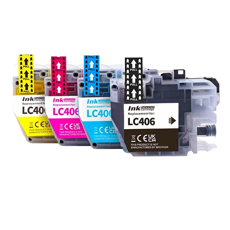 Lc406 1setlc406 Lc-406 Lc-406xl Lc406xl Cartucho De Tinta Para Mfc-j4335dw J4345dw J4535dw J5855dw J5955dw J6555dw J6955dw