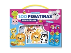 Juego Criativo IMAGILAND  Minha Pasta com 100 Adesivos Baby Animals