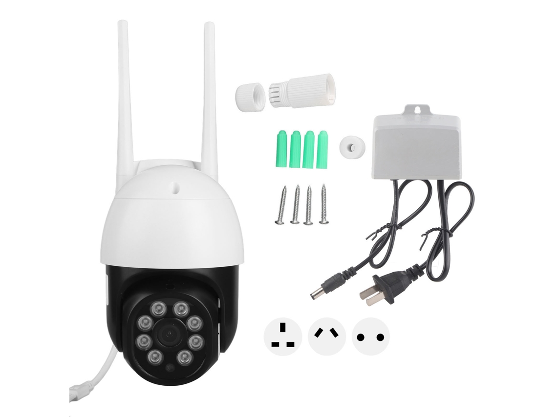 Cámara De Seguridad Inalámbrica Para Exteriores De 5 Mp, 1080p, Visión Nocturna A Color, Ia Y Aplicación Tuya.