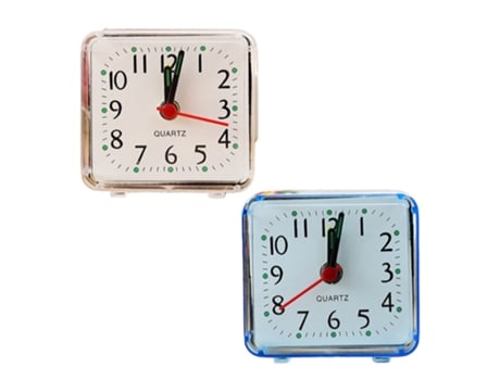 Reloj de moda de dos piezas, mini reloj, reloj electrónico para dormitorio, despertador para estudiantes