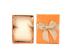 Caja Para Guardar Relojes Con Cinta, Regalo Para Navidad, Cumpleaños, Color Naranja.