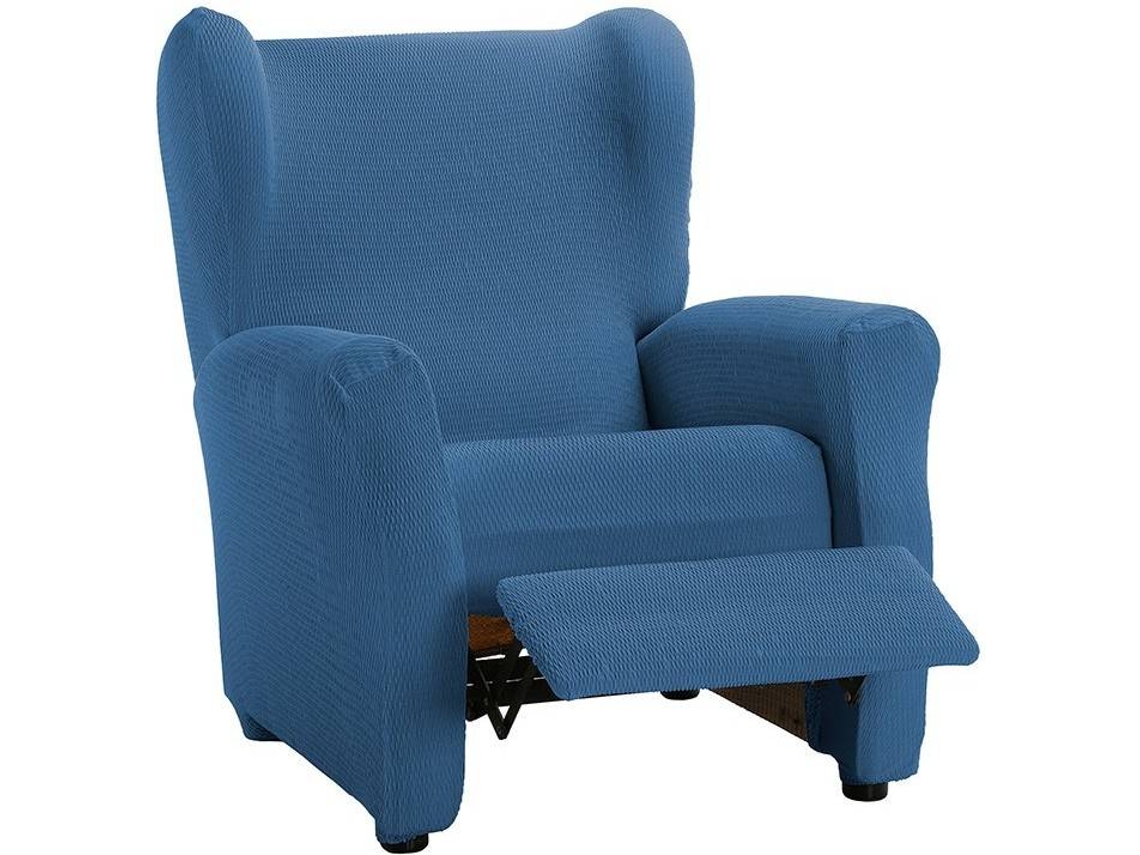 Funda Sillón Relax TODOPARAMICASA Túnez Azul Azafata (90 cm)