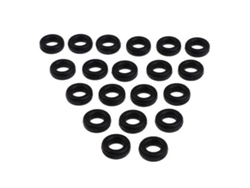 3 x 10 pares de ganchos de silicona antideslizantes para gafas de sol, color negro Rosewell