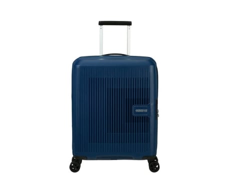 Maleta de Cabina Aerostep 55Cm con 4 Ruedas Expandible Azul Marino 36L AMERICAN TOURISTER