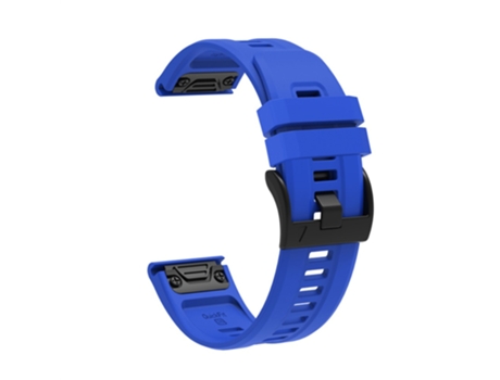 Correa de Silicona 26mm hebilla de liberación rápida para Garmin Fenix 7X - zafiro